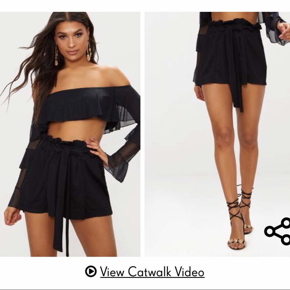 Black shorts